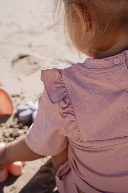Little Dutch UV Zwemshirt Korte Mouwen | Dreamy Pink Rose