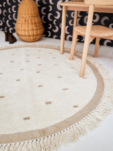 * Tapis Petit Tapijt Puck Dots | 130 x 130cm