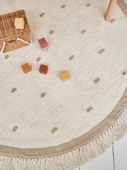 * Tapis Petit Tapijt Puck Dots | 130 x 130cm