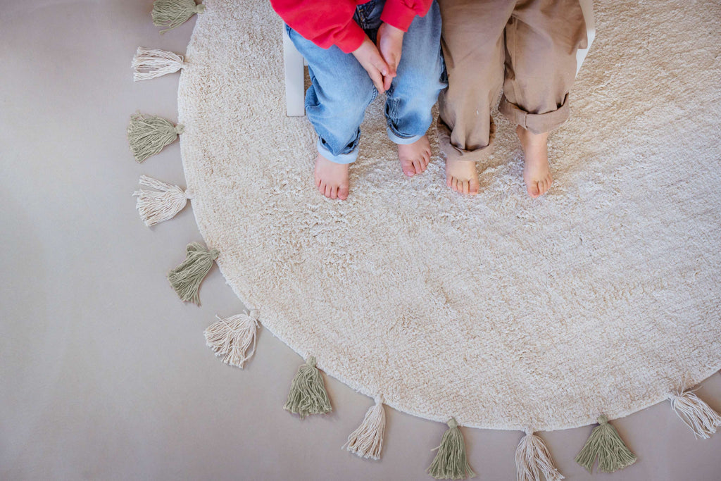 Tapis Petit Vloerkleed | Sara Natural/Green