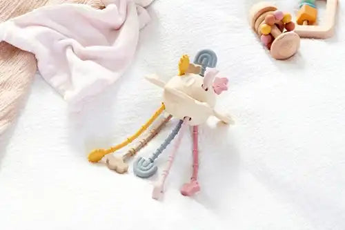 Tickit Silisoft Zip Trek Speelgoed 20 x 13,5 cm | Aarde kleuren