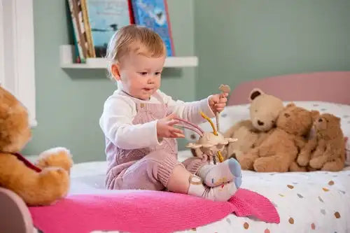 Tickit Silisoft Zip Trek Speelgoed 20 x 13,5 cm | Aarde kleuren