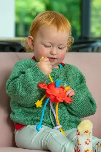 Tickit Silisoft Zip Trek Speelgoed 20 x 13,5 cm | Regenboog