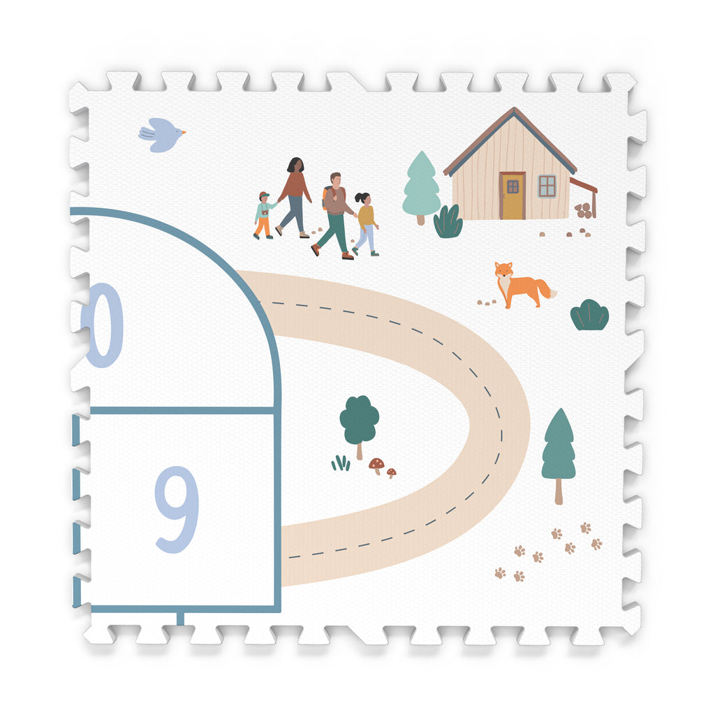 Play & Go EEVAA 2-In-1 Speeltapijt Puzzelmat & Opbergbox | Hinkelpad 120x180cm