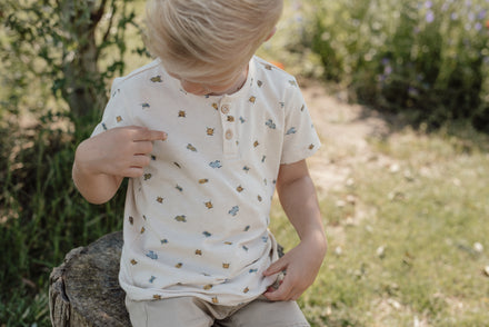 * Little Dutch T-Shirt Korte Mouw Bugs