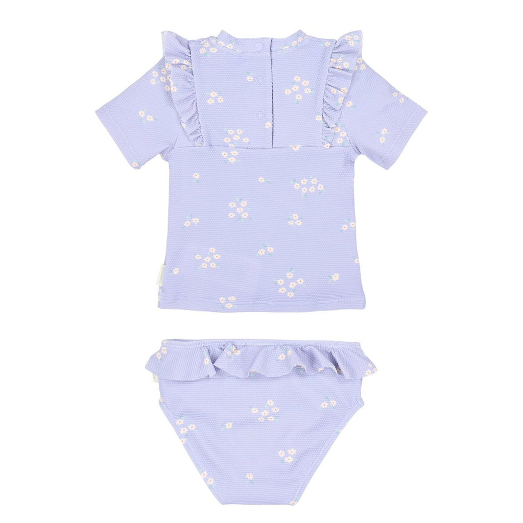 Little Dutch Set Zwemshirt Korte Mouwen En Broekje | Dreamy Lavender