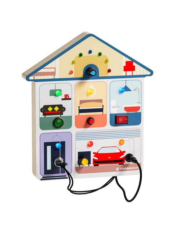 Topbright Busy Board House STEM - Licht En Schakelaars