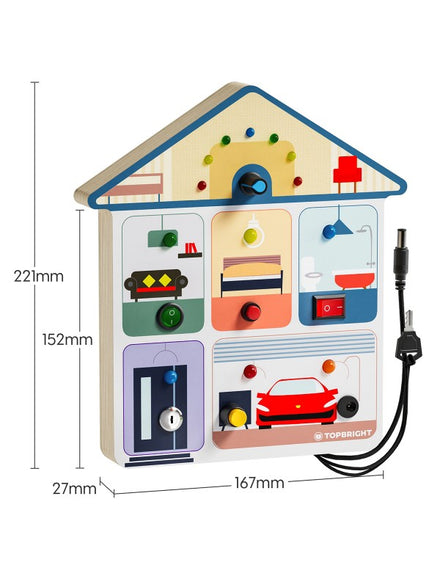 Topbright Busy Board House STEM - Licht En Schakelaars