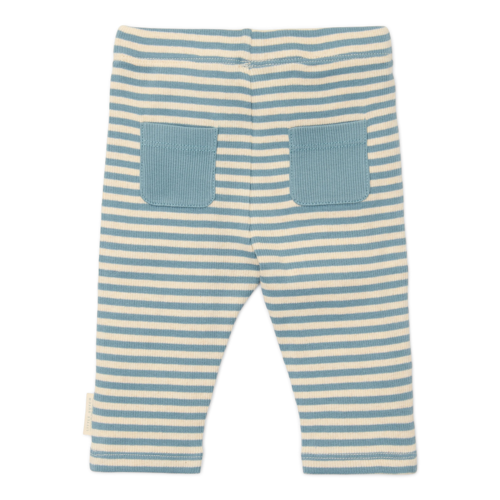 Little Dutch Broekje Stone | Blue Stripe