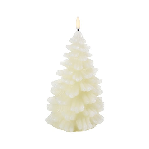 Uyuni LED Kaars Kerstboom Christmas Tree Candle 11x21 cm | Ivory Smooth