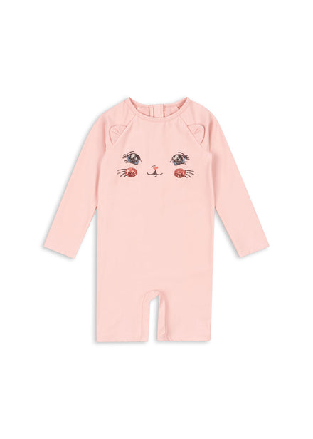 Konges Sløjd Zwem Onesie | Kitty Powder Pink
