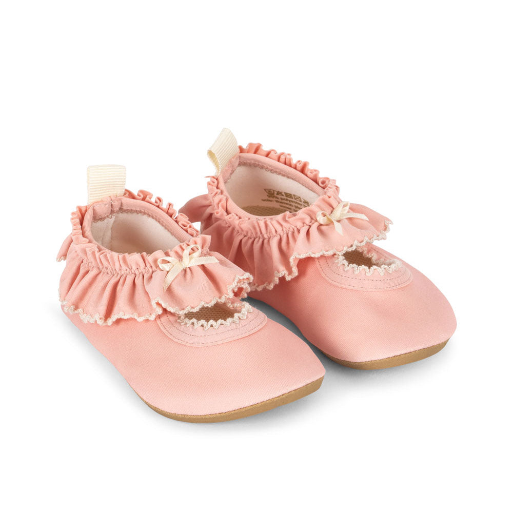 Konges Sløjd Zwemschoentjes | Kitty Powder Pink Frill