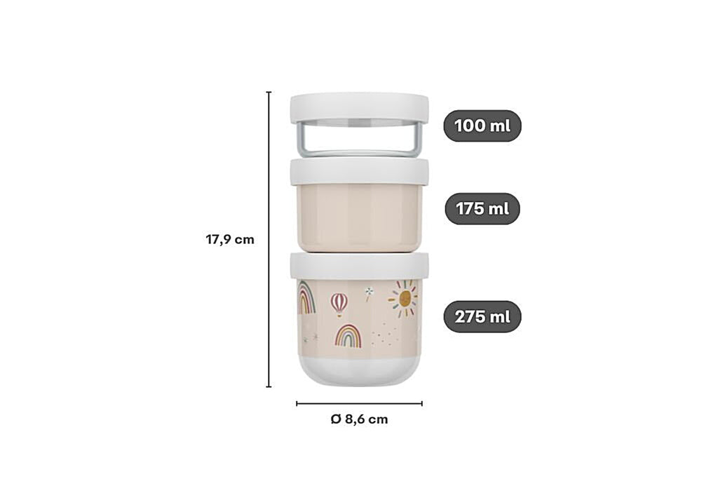 Mepal Little Dutch Snackbox 3 stuks | Little Farm