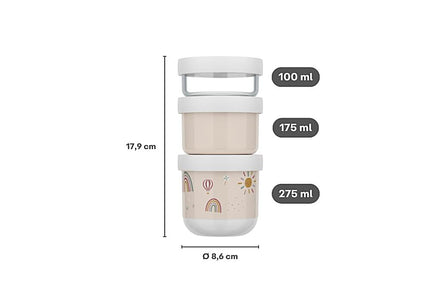 Mepal Little Dutch Snackbox 3 stuks | Little Farm