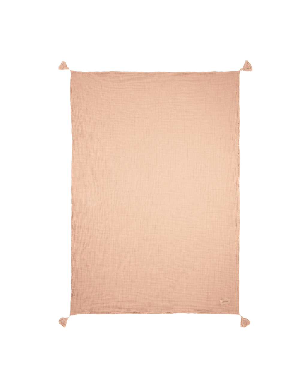 * Nobodinoz Wabi Sabi Double Muslin Blanket 65x100cm | Powder Pink