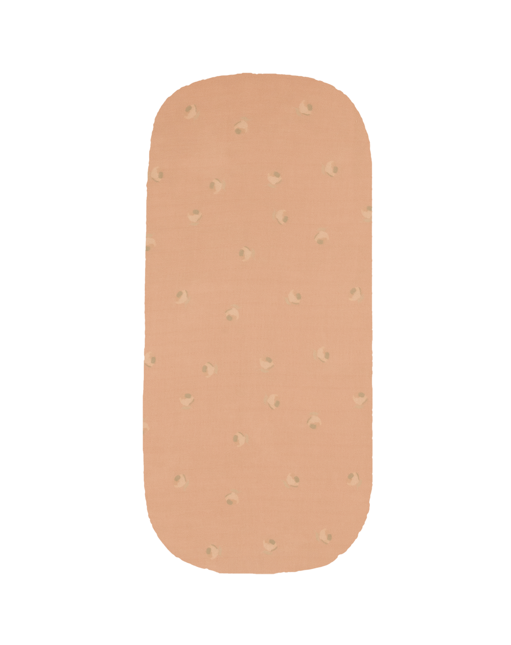 * Nobodinoz Wabi Sabi Newborn Hoeslaken Voor Wieg 40x80cm | Powder Pink Blossom