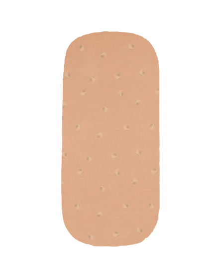 * Nobodinoz Wabi Sabi Newborn Hoeslaken Voor Wieg 40x80cm | Powder Pink Blossom