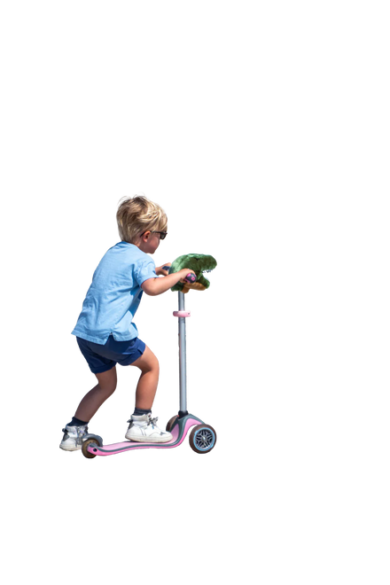Wild & Soft Scooter Hoofd | T-rex