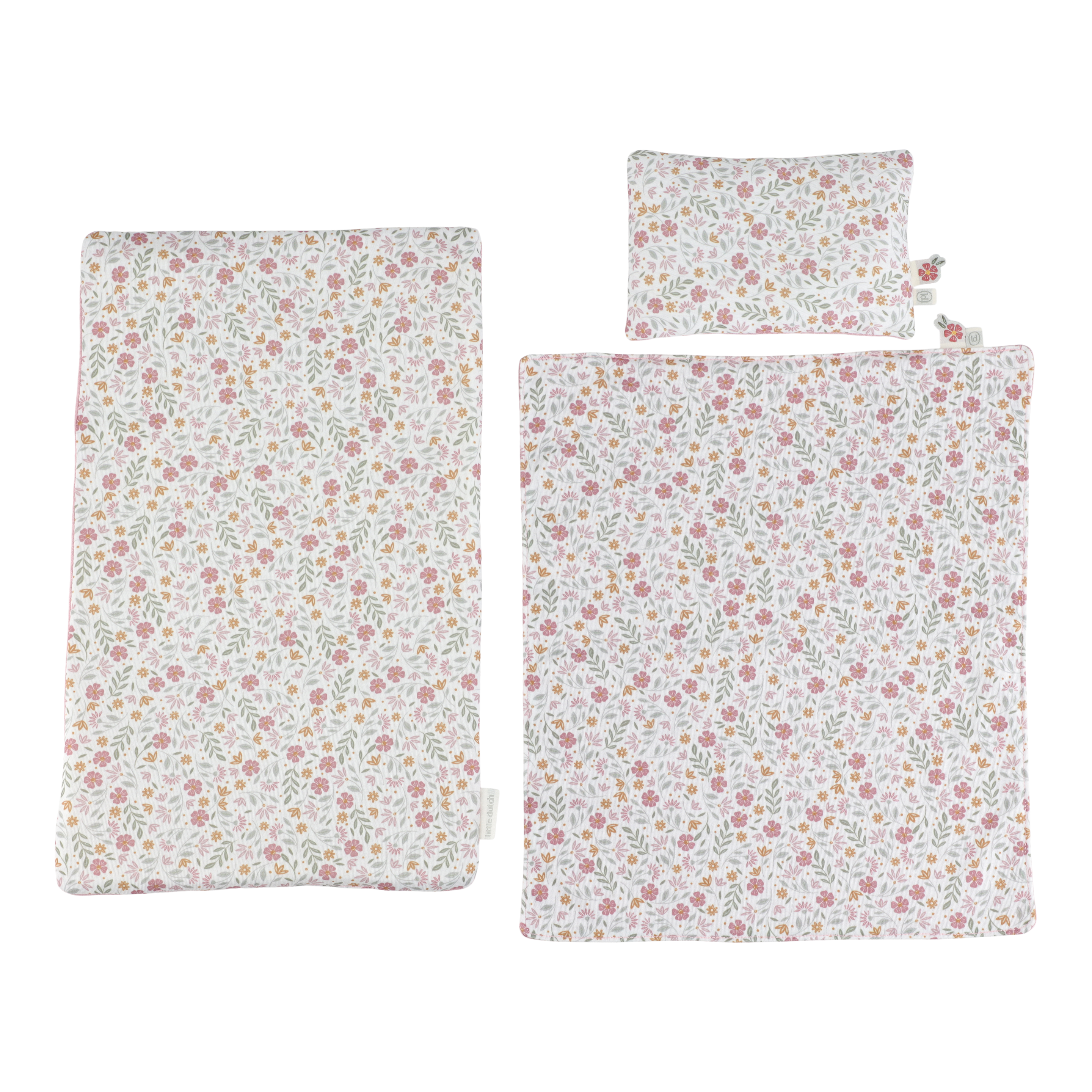 Little Dutch Houten Poppenbed | Roze