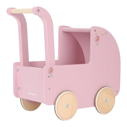 Little Dutch Houten Poppenwagen | Roos