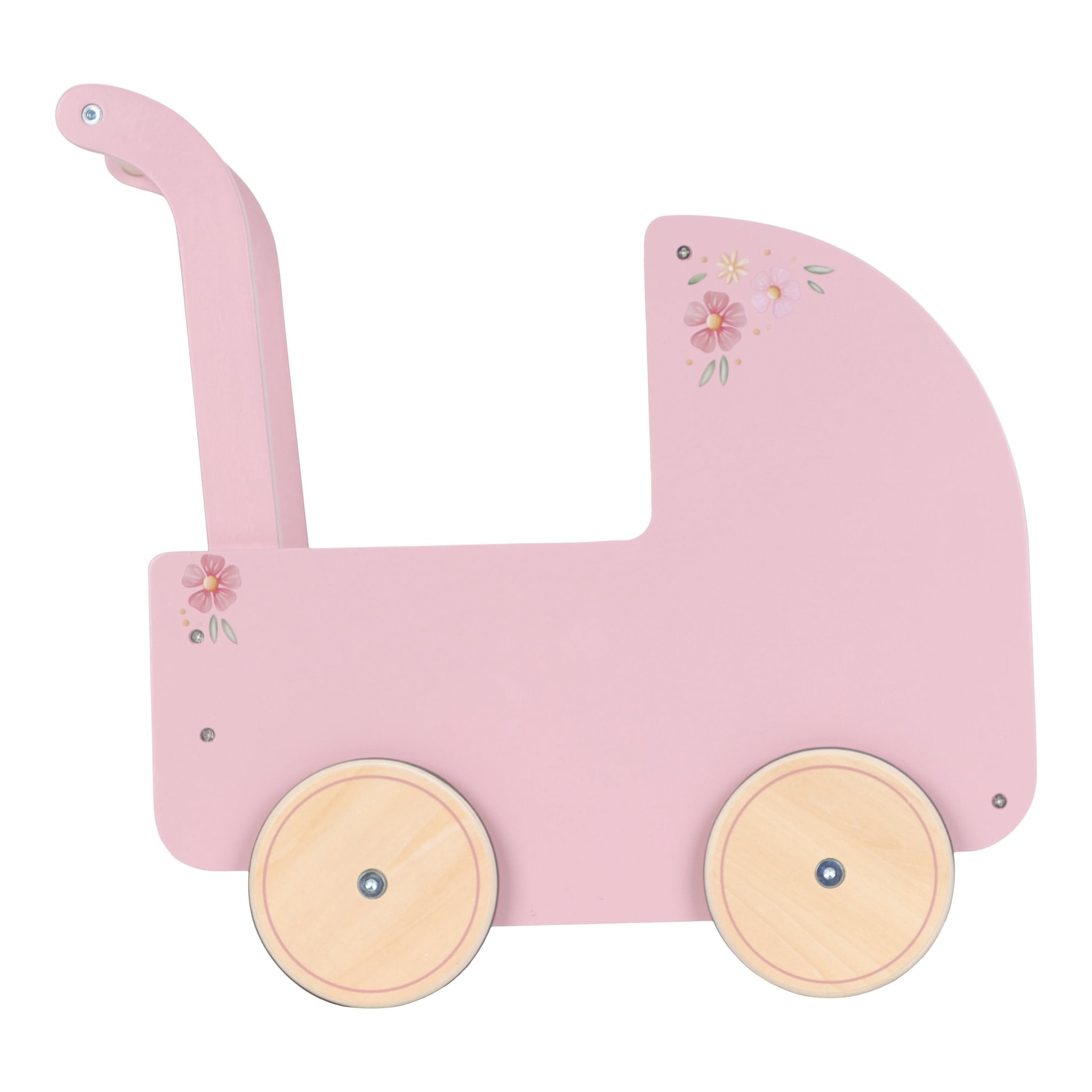 Little Dutch Houten Poppenwagen | Roos