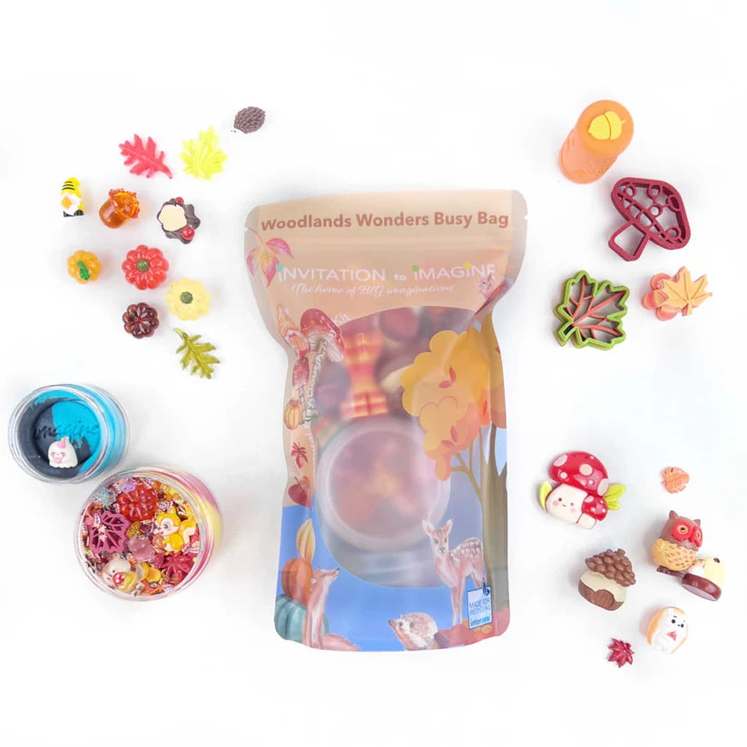 Invitation to Imagine Busy Bag | Woodlands Wonders