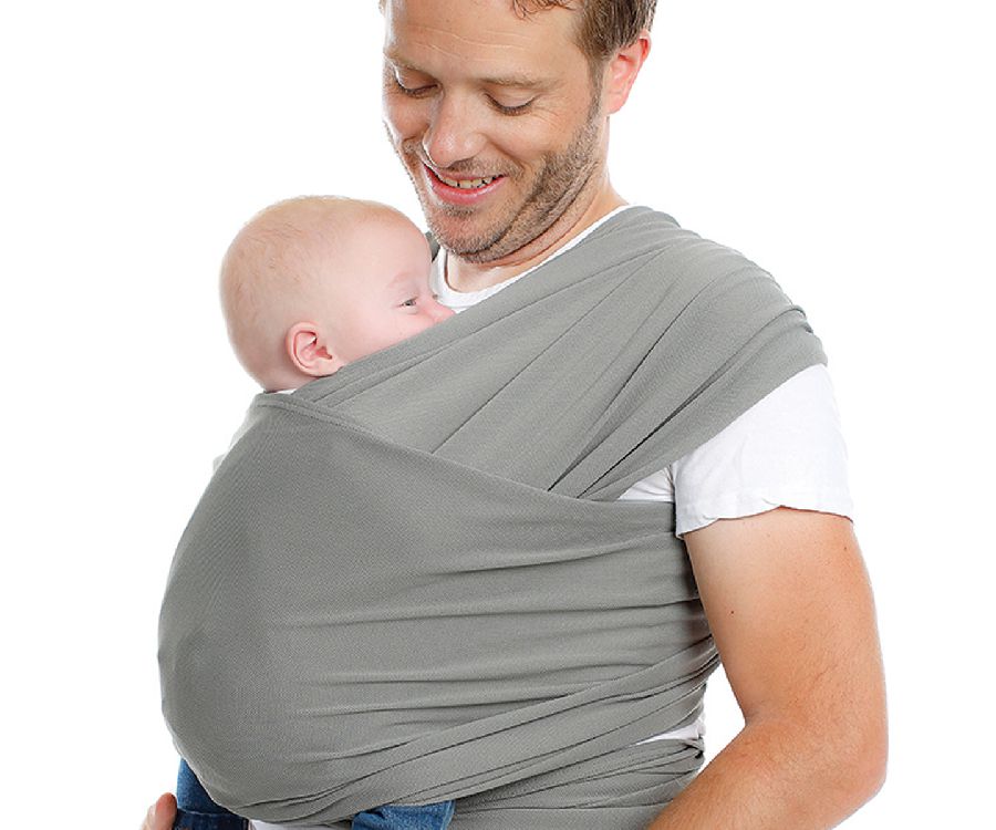 Babylonia Draagdoek Tricot Slen Organic | Moon Mist Grey