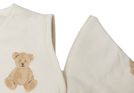 * Jollein Slaapzak Met Afritsbare Mouw 90cm | Teddy Bear