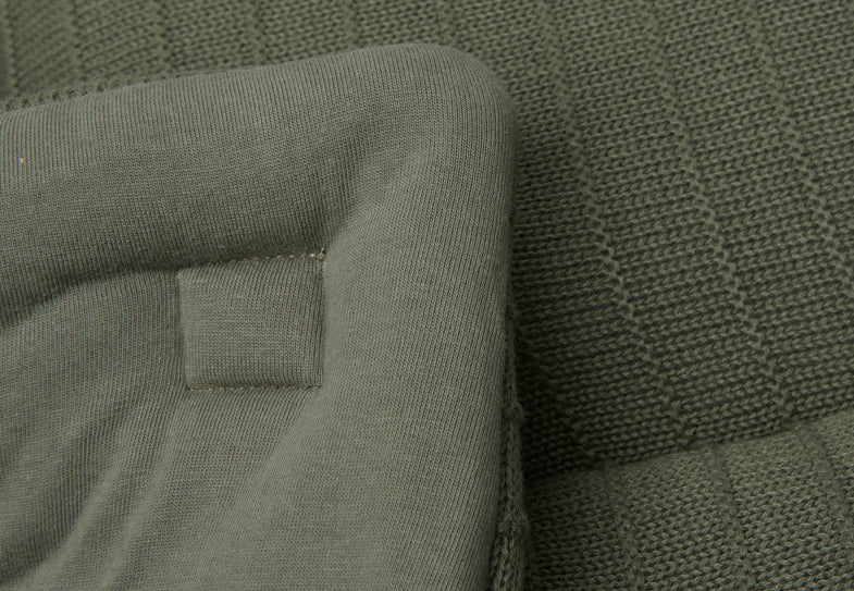 Jollein Boxkleed 75x95cm | Pure Knit Leaf Green
