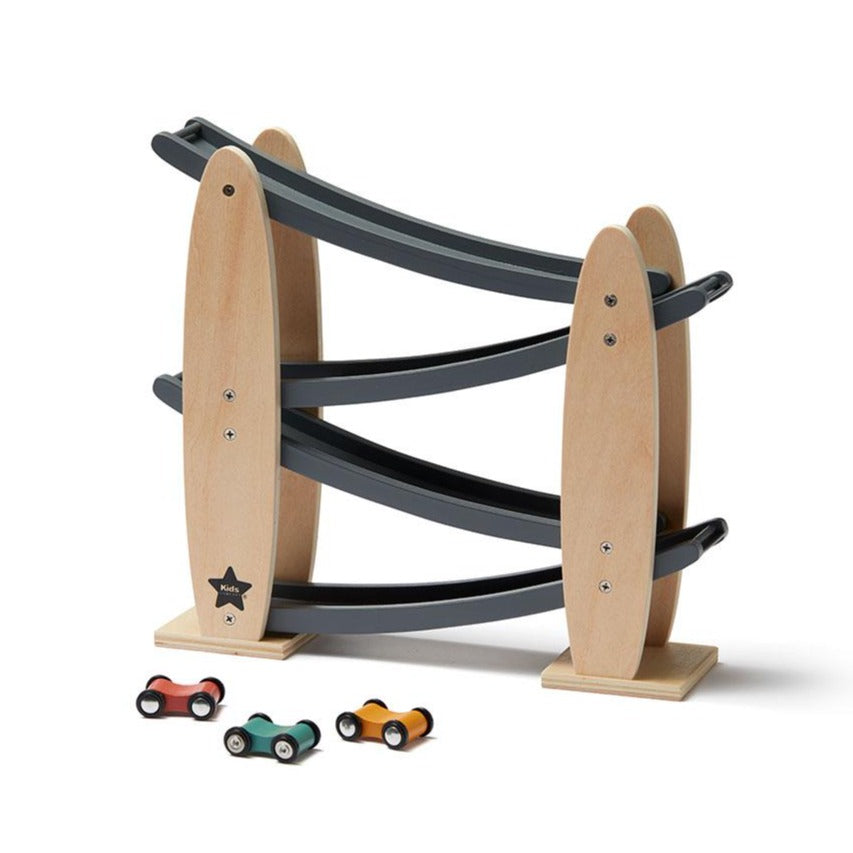 Kid's concept Houten autobaan Aiden Grijs