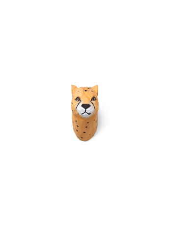 Ferm Living Hand-Carved Hook Wandhaakje | Cheetah