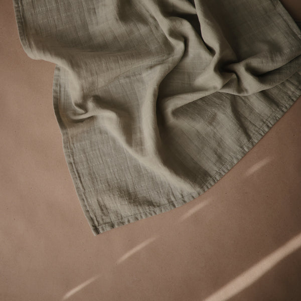 * Mushie Hydrofiel Doeken 3-pack 60x60cm | Sage