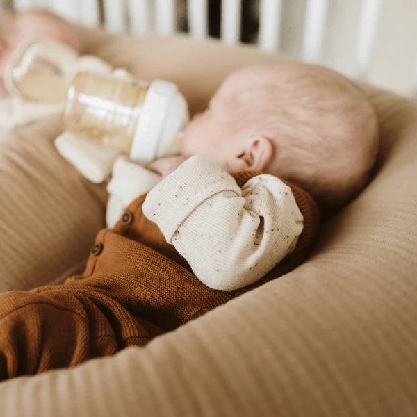 Ilmaha Voedingskussen + Hoes Tweeling Hydrofiel | Taupe