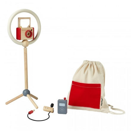* Plantoys Houten Speelset Vlogger