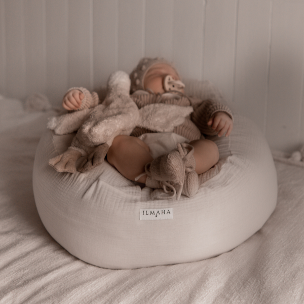 Ilmaha RELAX HOES Voor Voedingskussen Hydrofiel | Ecru