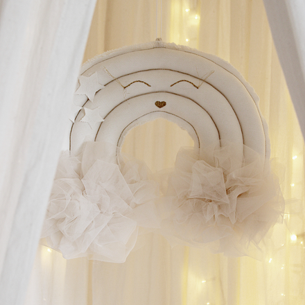 * Cotton & Sweets Grace Arc-en-ciel Mobiel | Powder Pink