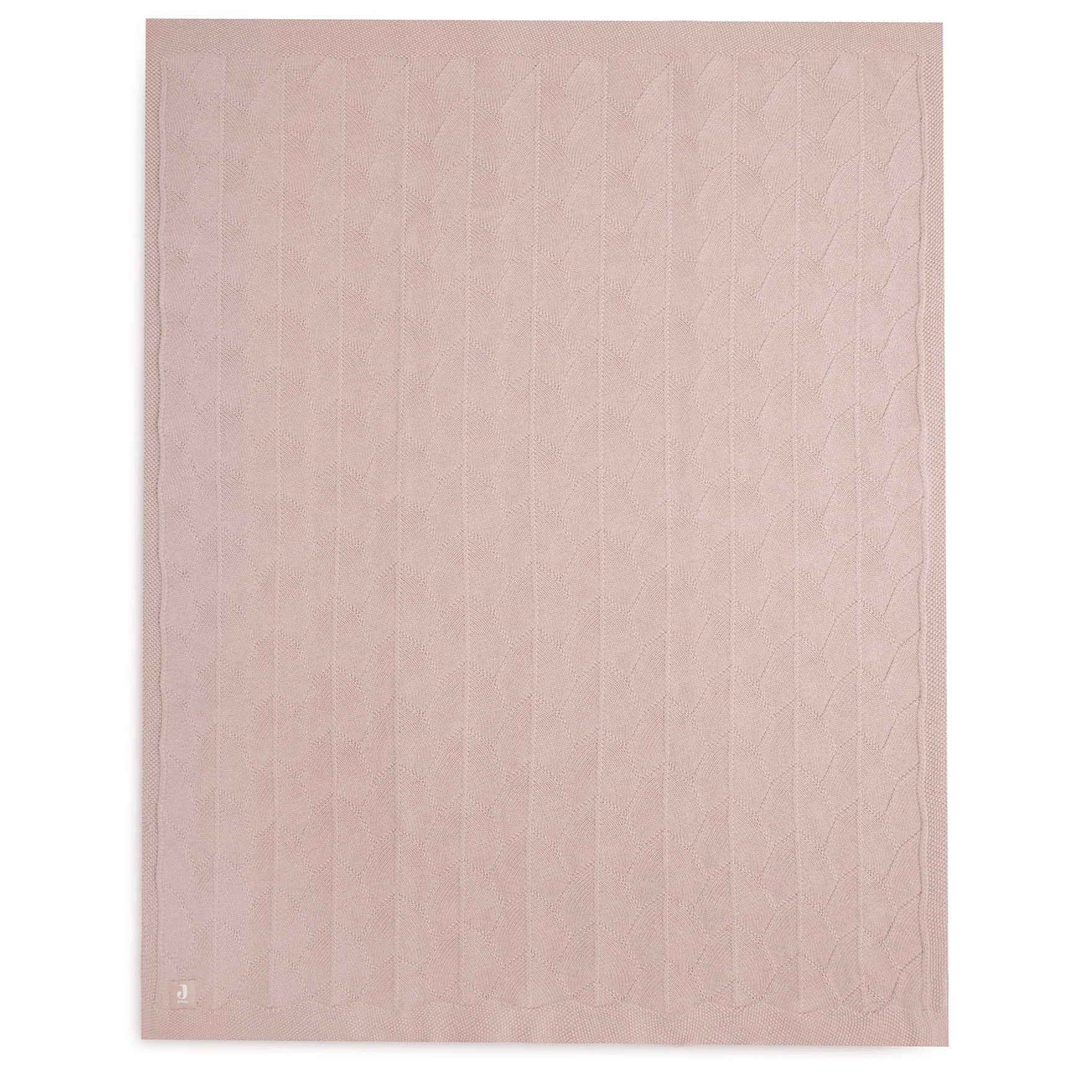 * Jollein Ledikant Deken 100x150cm | Shell Knit Wild Rose