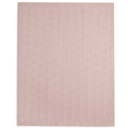 * Jollein Ledikant Deken 100x150cm | Shell Knit Wild Rose