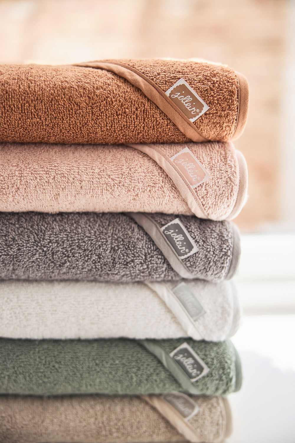 * Jollein badcape 75x75cm Badstof Ash Green