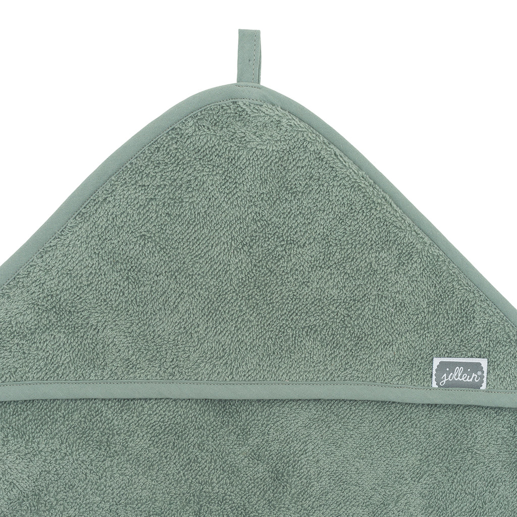 * Jollein badcape 75x75cm Badstof Ash Green