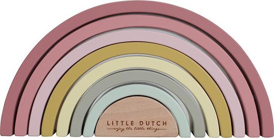 Little Dutch houten regenboog - Pink