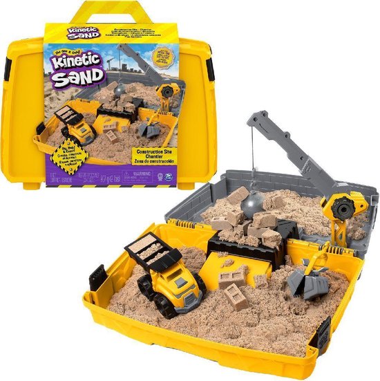Kinetic Sand Construction Folding Sandbox | 907g