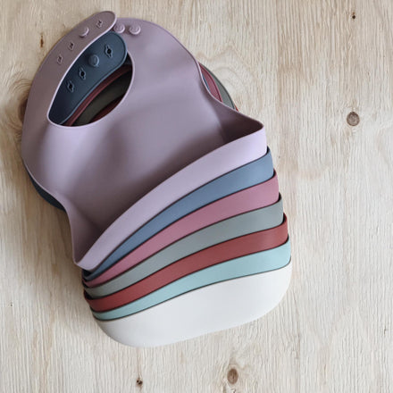 Mushie Bibs Siliconen Slab - Shifting Sand
