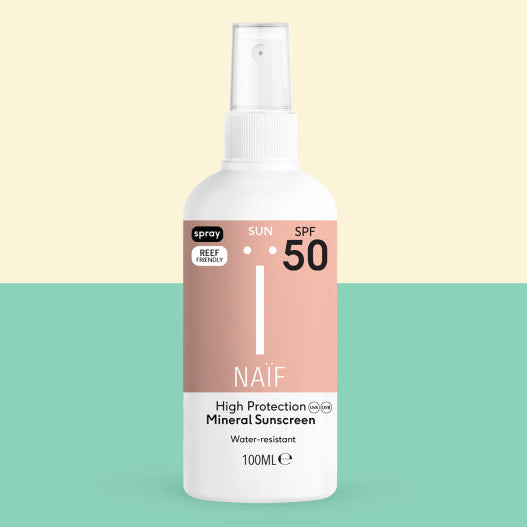 * Naïf Zonnebrand Spray Voor Volwassenen SPF50 | 100ml