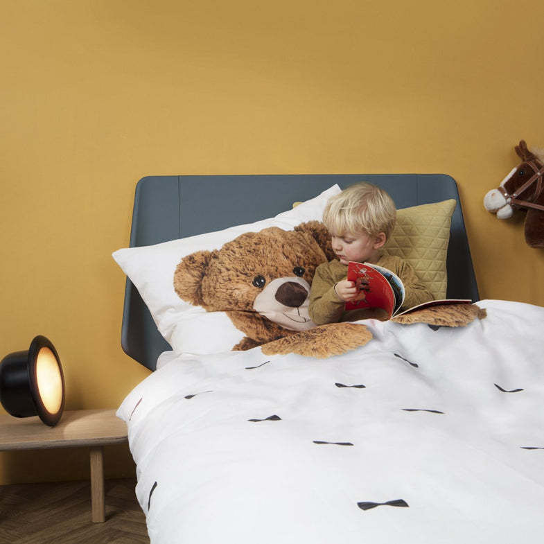 SNURK dekbedset 140 x 200/220cm Teddy - DE GELE FLAMINGO - Kids concept store 