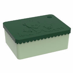 Blafre brooddoos Green polar bear - DE GELE FLAMINGO - Kids concept store 