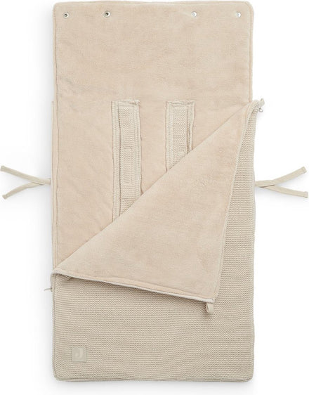 Jollein Voetenzak Maxi Cosi 0+ 3/5 punts | Basic Knit Nougat