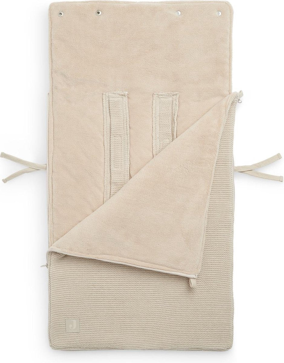 Jollein Voetenzak Maxi Cosi 0+ 3/5 punts | Basic Knit Nougat