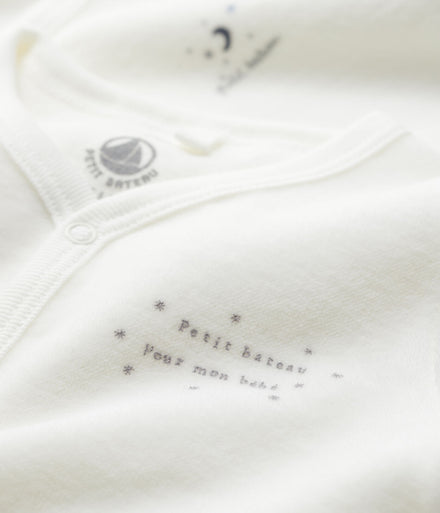 * Petit Bateau Baby Pyjama Set 2 Katoen | Offwhite