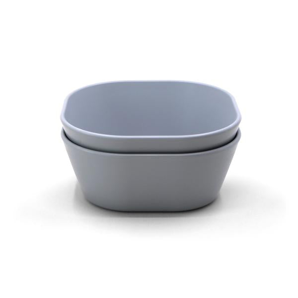 Mushie Set 2 Bowls Vierkant | Cloud